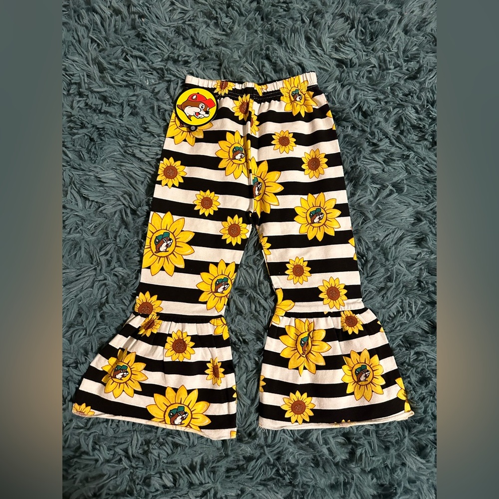 Buc-ees Sunflower Kids Flare Pants
